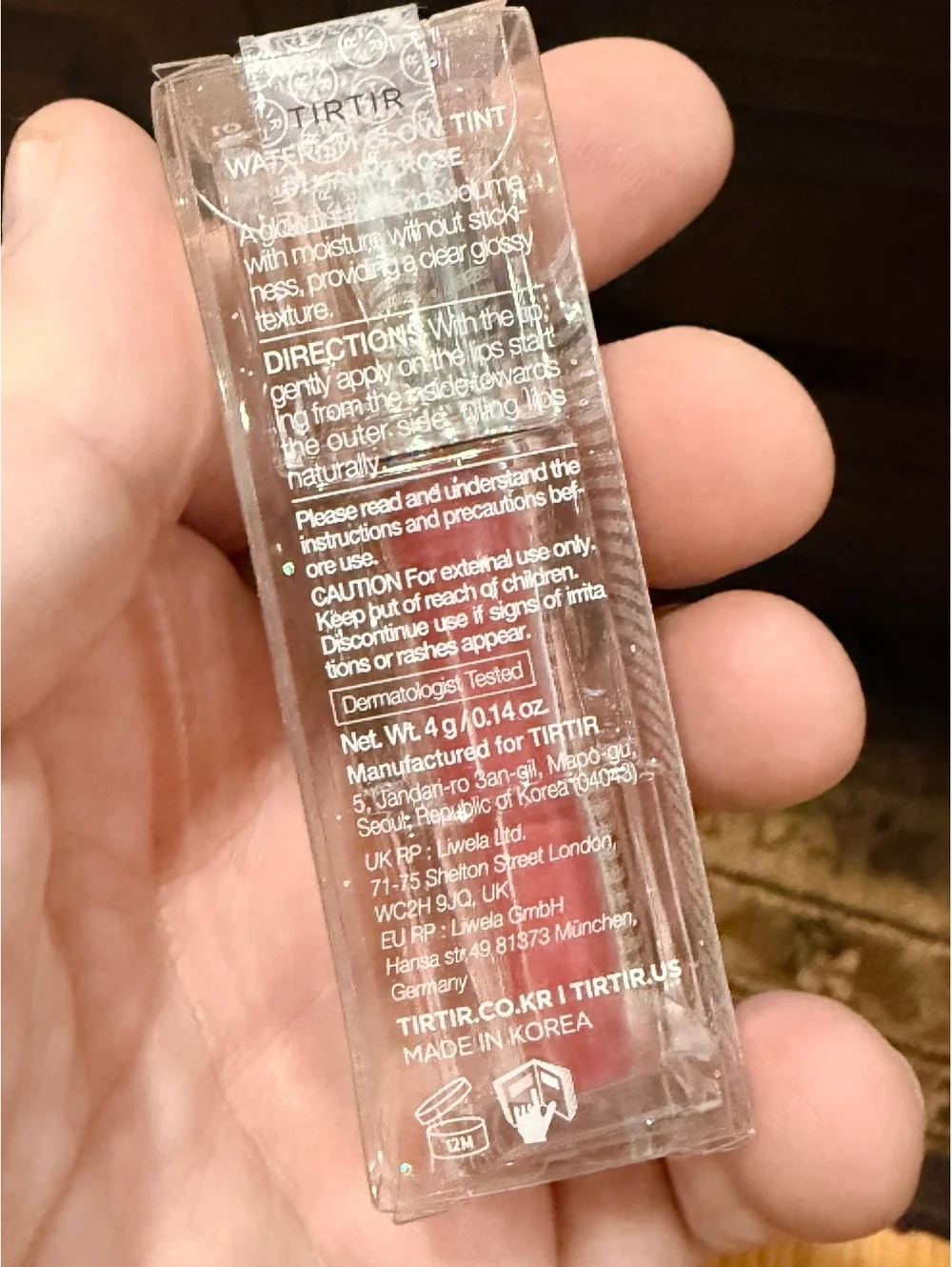TIRTIR Waterism Glow Tint Hydrating & Glow Lasing Lip Tint